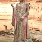 Vibrant Hansa Yellow and Cadet Blue Sharara Set