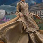 Desert Gold Embellished Sharara Ensemble