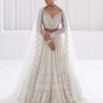 Whisper White Sheer Bridal Lehnga Set