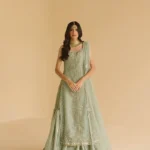 Sea Foam Mirage Gharara Set