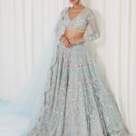 Silverdew Ice Blue Wedding Set