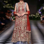 Carmine & Desert Elegance Sharara Ensemble