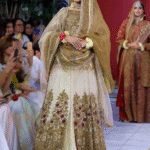 Off-White Crinkle Chiffon Bridal Sharara Set