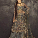 Arsenic Bridal A-Line Sharara Ensemble