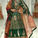 Majestic Emerald Multilayered Bridal Ensemble
