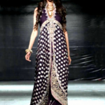 Deep Eggplant Embellished Sharara Set