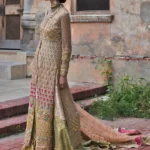 Dreamy Touch of Blooms Bridal Sharara Set