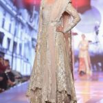 Burlywood Anarkali and Sharara Ensemble