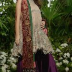 Pale Silver High-Low Chiffon Ensemble