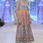 Lavender Gray and Tiger’s Eye Raw Silk sharara Ensemble