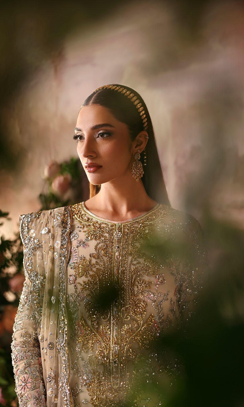 Ivory Handcrafted Elegance Dress - Image 3