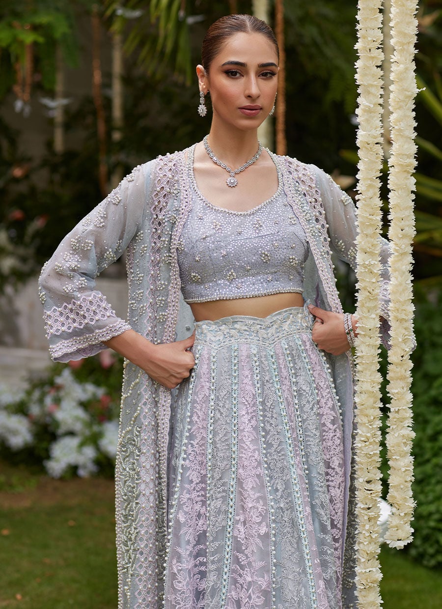 Pastel Aura Bridal Ensemble - Image 7