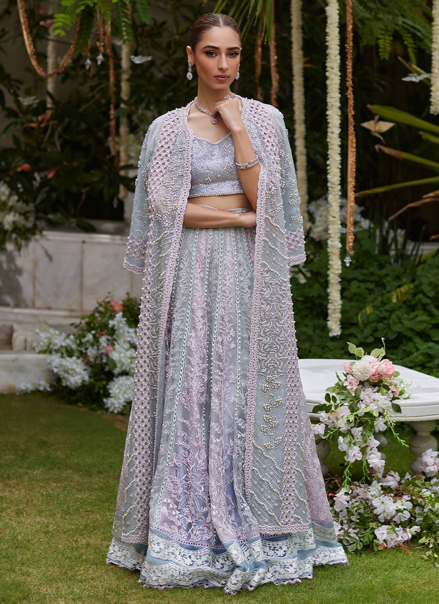 Pastel Aura Bridal Ensemble - Image 8