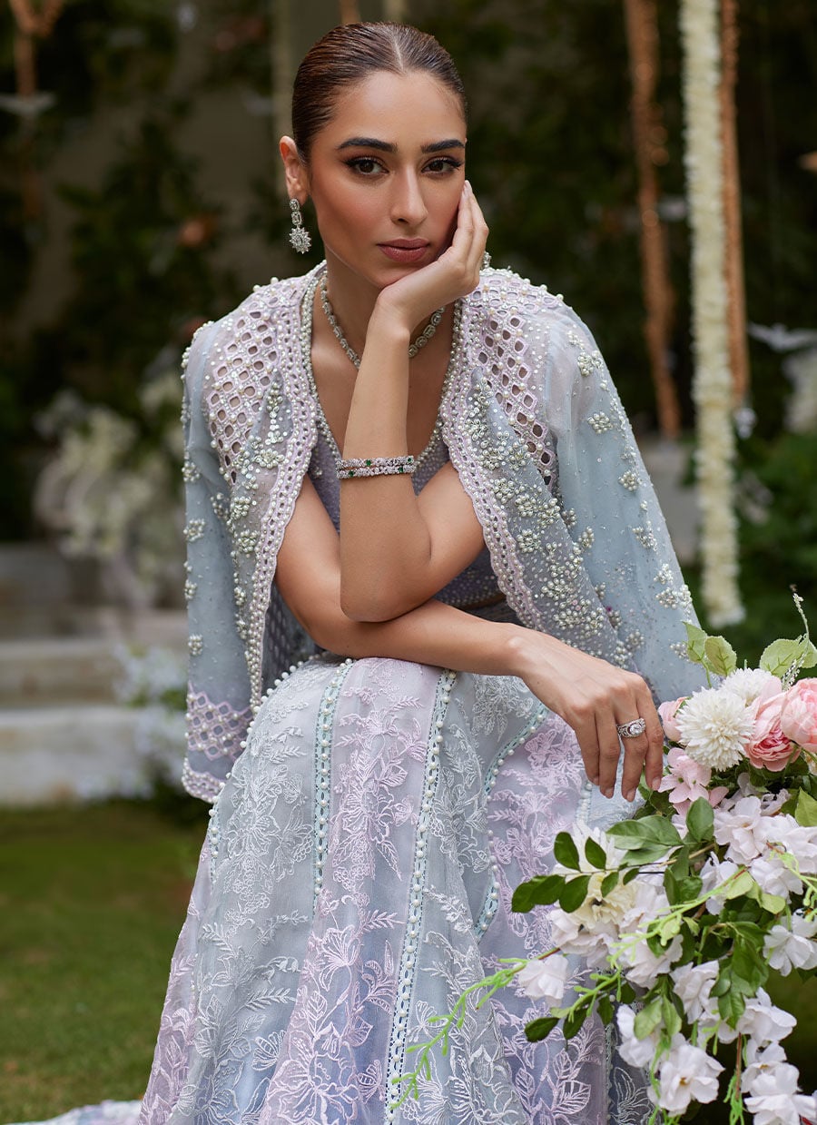 Pastel Aura Bridal Ensemble - Image 5