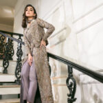 Lustre Front Open Shirt and Jacket Set