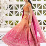 Ombre Elegance Printed Lehenga Choli