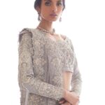 Ceelia Silver-Blue Bridal Lehenga