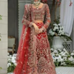 Opulent Red Choli Lehenga with Heavy Zardozi