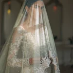 Ethereal Bridal Net Gown with Cathedral Veil