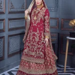 Imperial Crimson Bridal Lehnga Ensemble