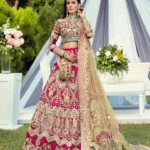 Luxury Red & Gold Bridal Lehenga Choli – Handcrafted Elegance