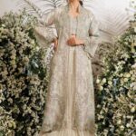 Opulent Ivory & Pastel Embellished Jacket Lehenga Set
