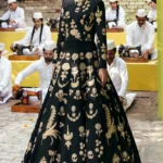 Midnight Onyx Heritage Lehenga