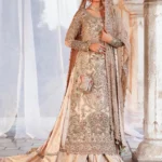 Champagne Opulence Embellished Pishwas & Lehenga