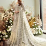 Ivory and Silver Mermaid Bridal Ensemble