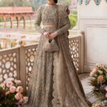 Peach Aura Bridal Lehenga Ensemble