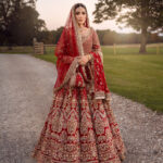 Crimson Heirloom Bridal Ensemble
