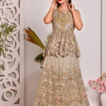 Elegant Pastel Bridal Lehenga Set