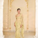 Ethereal Mint  Rose Gold Saree Set