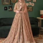 Apricot Blossom Bridal Peshwas Set