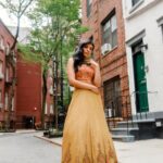 Embellished Chiffon Lehenga with Raw Silk Choli