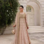 Blush Aura Kalidaar Bridal Ensemble