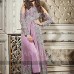 Handcrafted Bridal Maxi with Traditional Embellishment