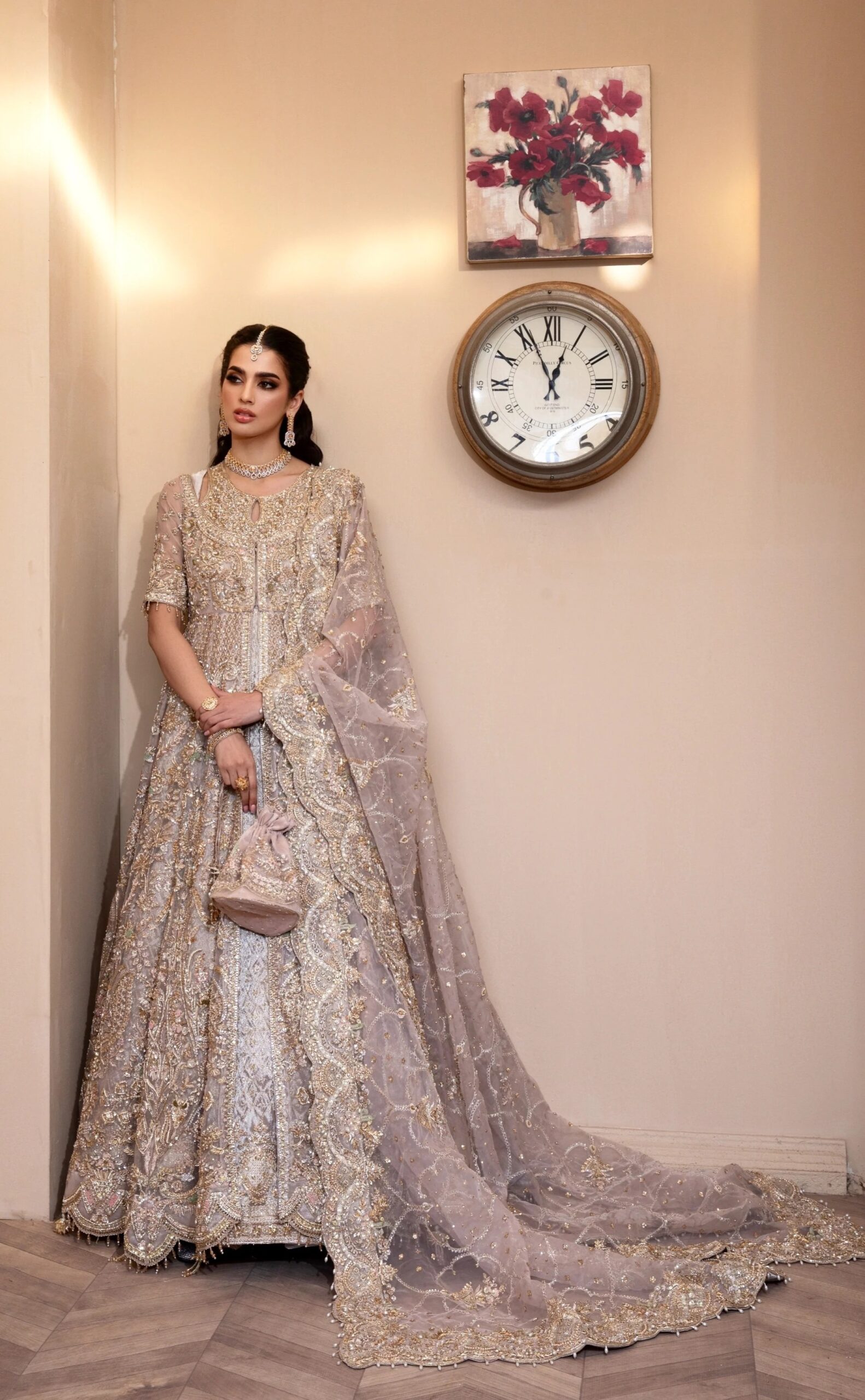 Blush Elegance Gown Set