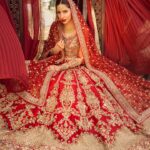 Crimson Majesty Bridal Ensemble