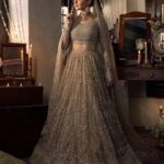 Moonlit Beige Bridal Ensemble