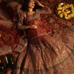 Imperial Maroon Bridal Lehenga Ensemble