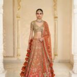 Sunlit Ember Bridal Lehenga Set