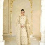 Golden Elegance Bandhani Kurta Set