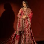Raspberry Red Regal Bridal Ensemble