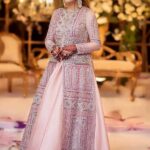 Fully Embellished Pishwas with Net Dupatta