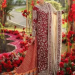 Maroon Royale Bridal Lehnga Ensemble