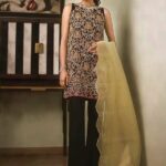 Midnight Noir Embellished Sleeveless Party Set