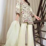 Heavily Embellished Shirt with Boot-Cut Trouser Set
