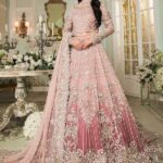 Exquisite Bridal Blouse with Heavily Embellished Puffy Lehenga