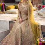 Exquisite Wedding Lehenga with Heavily Embellished Blouse & Appliqué Border Dupatta